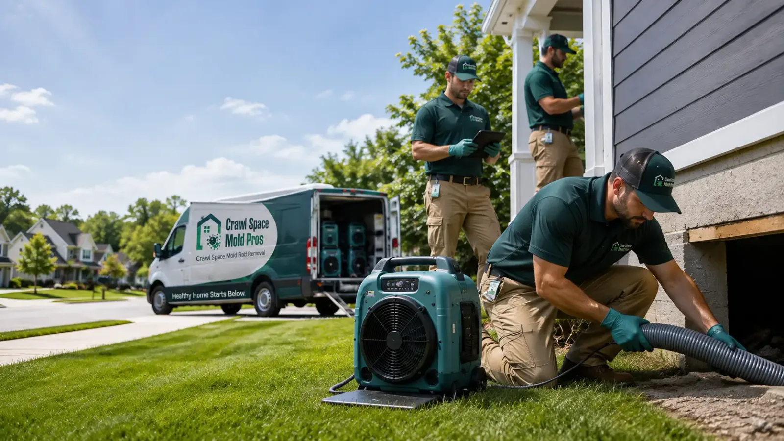 Crawl Space Mold Removal in Vergennes, VT